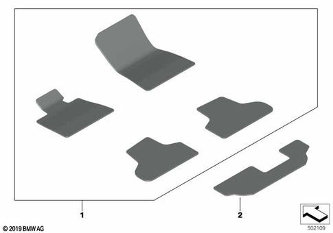 Floor Mats for 2019 BMW X5 M #0