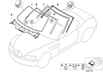 51318397613 - Vehicle Trim: Weatherstrip for BMW Image