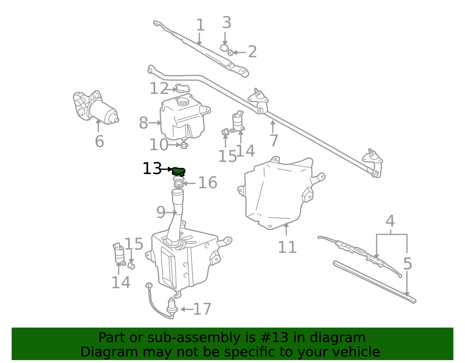 85316-06021 - Cap, Windshield Washer Jar 1995-2012 Toyota | Longo