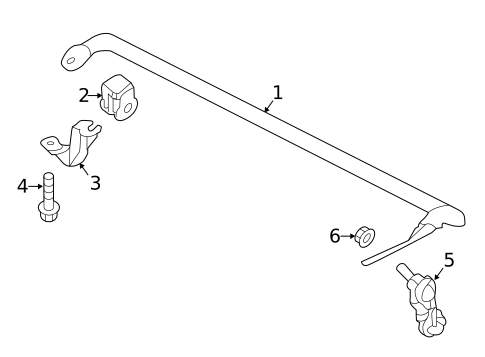 Stabilizer Bar & Components for 2019 Nissan Maxima #0