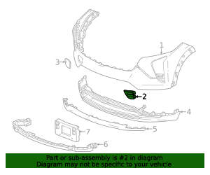 2024-2026 Chevrolet Trax Bezel 42780281 GM | GMPartsDirect.com