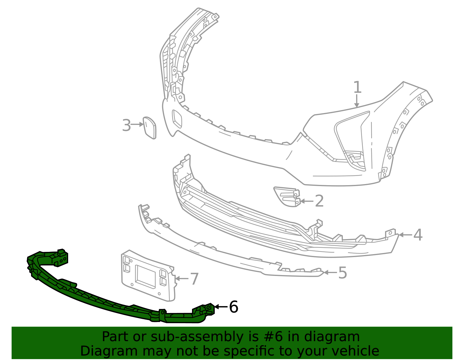 2024-2026 Chevrolet Trax Stiffener 42863004 GM | GMPartsDirect.com