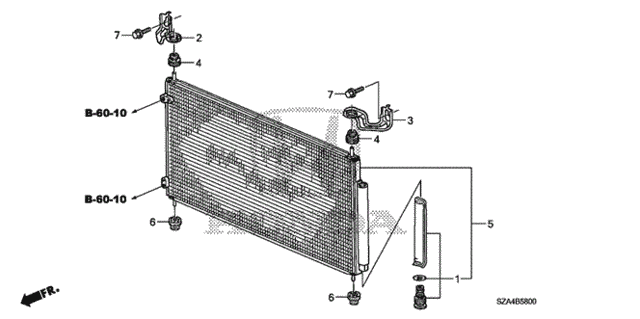 A/C Air Conditioner (Condenser) for 2012 Honda Pilot #0