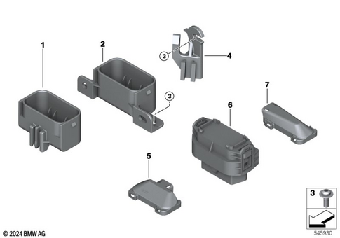 Plug-in Connection, Clamp for 2017 BMW-Motorrad C 650 Sport #4
