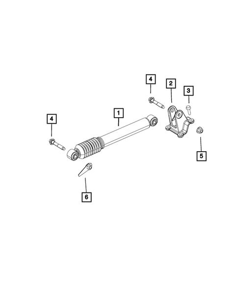 Rear Suspension and Cradle for 2014 Ram 2500 #1