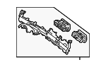 84792DW000WK - Body: Center Molding for Kia Image