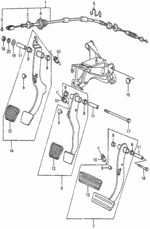 46545SA5000 - Chassis: COVER, PEDAL for Honda Image
