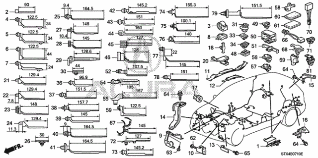 Harness Band - Bracket for 2010 Acura MDX #0