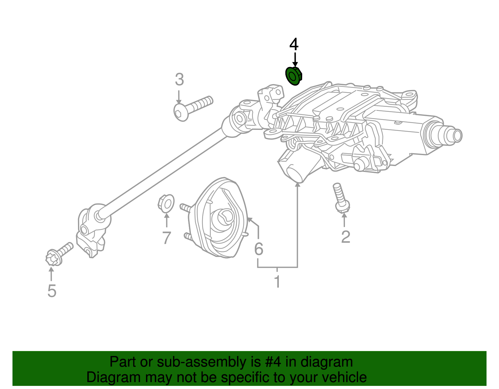 Steering Column Nut - Porsche (N-901-838-03)