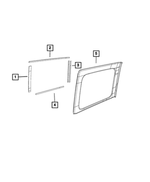 68318256AB - Interior Trim: Retainer for Mopar Image