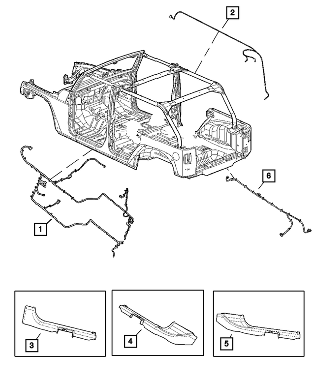 68042168AB - : Body Wiring for Mopar Image
