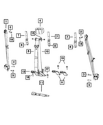 5KP98TX7AC - Restraints: Rear Outer Seat Belt for Ram: 1500 Classic, 2500, 3500 Image
