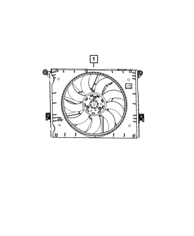 68614860AB - : Cooling Fan for Mopar Image