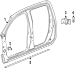 85632354 - : Lower Weather-Strip for Chevrolet: Colorado | GMC: Canyon Image