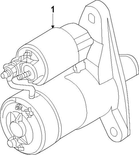 Starter for 2015 INFINITI QX70 #0