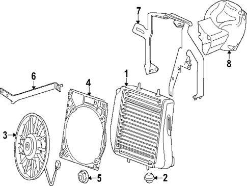 Oil Cooler for 2009 Mercedes-Benz E 63 AMG&reg; #0