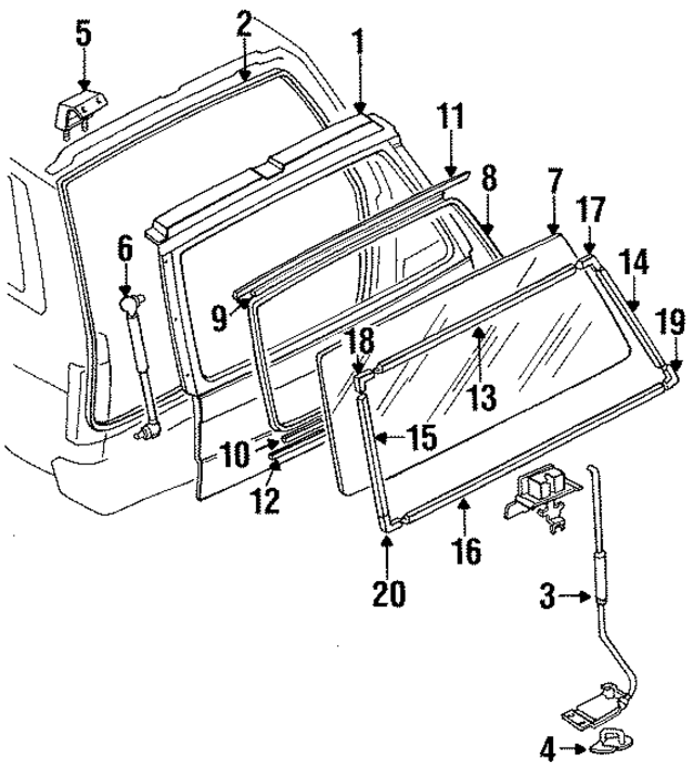 9036298G00 - : Reveal Molding for Nissan Image