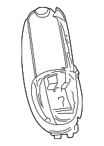 5016282AH - : Console Housing for Chrysler: Town &amp; Country, Voyager | Dodge: Caravan, Grand Caravan Image