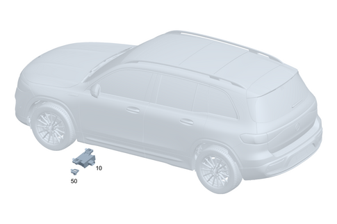 Control Units/Fuse Boxes/Relays on Underbody or Frame for 2025 Mercedes-Benz EQB 300 #0