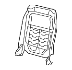 4610144AA - Body: Seat Back Frame for Chrysler: Sebring | Dodge: Avenger | Jeep: Compass, Patriot Image