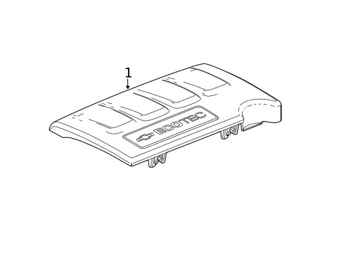 Engine Appearance Cover for 2020 Chevrolet Sonic #0