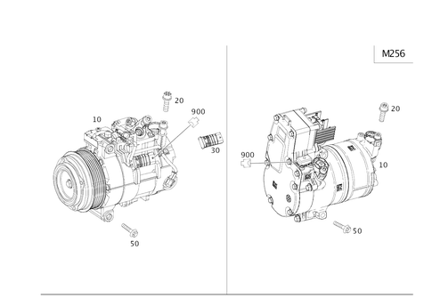 A/C Compressor for 2017 Mercedes-Benz Maybach S550 #0