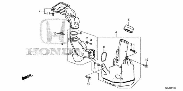 Resonator Chamber (L4) for 2016 Honda Accord #0