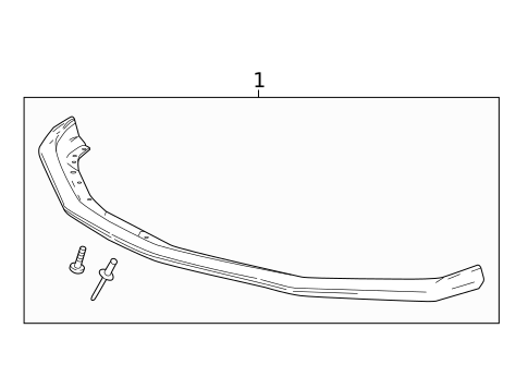 Front Spoiler for 2017 Chevrolet Camaro #1
