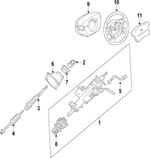 48430ZV51D - : Steering Wheel for Nissan Image