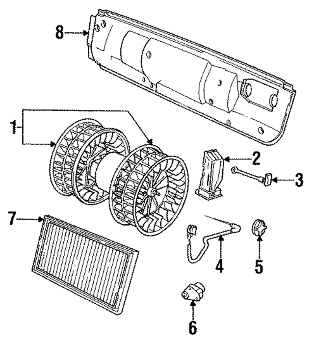 64111468416 - HVAC: Actuator for BMW Image