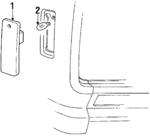 E3TZ15A201A - Electrical: Side Marker Lamp for Ford: Bronco II, Ranger Image