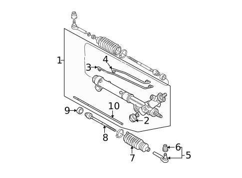 Steering Gear & Linkage for 2007 Buick LaCrosse #0