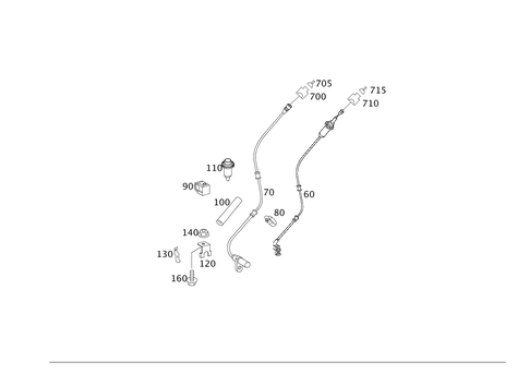 Rear Axle Wiring for 2006 Mercedes-Benz SLR McLaren #0