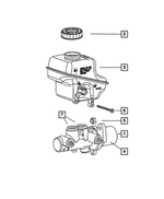 68033788AA - Brakes: Brake Master Cylinder for Mopar Image