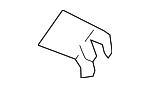 19918470 - Body: Lower Quarter Trim Lower Clip for Mercedes-Benz Image
