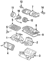 94457210502 - : Blower Case for Porsche: 968 Image