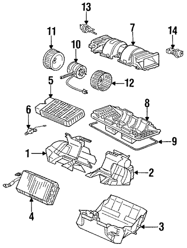 94457213000 - HVAC: Heater Core for Porsche Image
