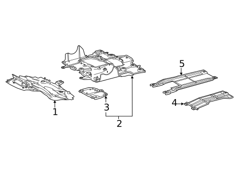 Splash Shields for 2023 Lexus LX600 #0