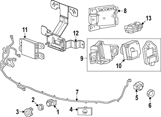 26347248 - : Part# 26347248 F Bracket for Chevrolet: Blazer EV Image