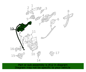 2006-2013 Volvo C70 Lock Cable 30787252 | TascaParts.com