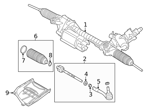 Steering Gear & Linkage for 2016 BMW 640i xDrive #2
