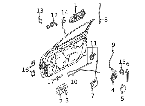 Front Door for 2006 Nissan Altima #1