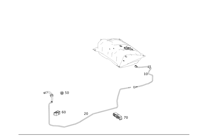 1904700200 - : Fuel Line for Mercedes-Benz Image