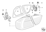 63217161956 - Lighting: Rear Light in the Side Panel, Right for BMW Image