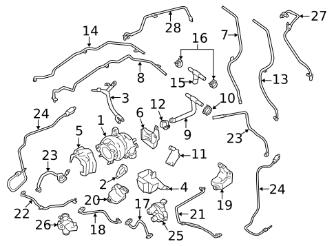 Turbocharger & Components for 2019 Porsche 911 #0