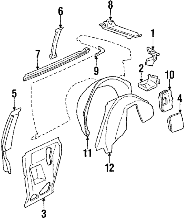 3067156 - Body: Rear Extension for GM Image