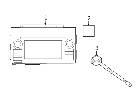 Antenna & Radio for 2017 Nissan TITAN XD #14