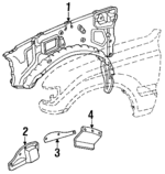 5373960010 - : Apron Assembly Seal for Toyota Image
