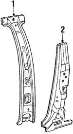 70560SB4660ZZ - Body: Inner Pillar for Honda: Civic Image