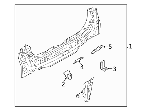 Rear Body for 2022 Mazda CX-30 #0